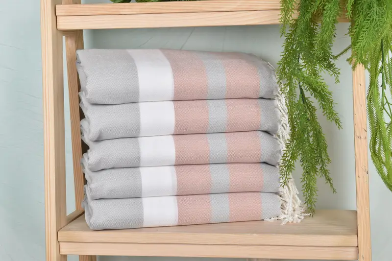 70x40 Cotton Striped Towel, Turkish towel, Turkish Towel USA, Bathroom Towel, Turkish Towel Personalized, Bachelorette Party Gifts, Beach Towel Gift - 1