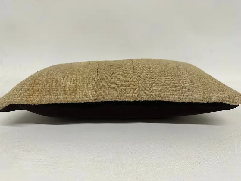 Boho -Kissenschein -Abdeckung, Anatolian -Kissenkoffer, Vintage -Kissen, Kissenbezug, Haustierkissenbezug, 8x16 Beige Kissen, türkisches Kissen - 5