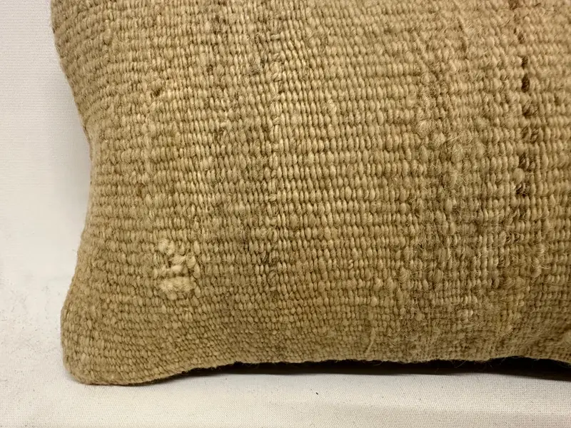 Boho -Kissenschein -Abdeckung, Anatolian -Kissenkoffer, Vintage -Kissen, Kissenbezug, Haustierkissenbezug, 8x16 Beige Kissen, türkisches Kissen - 2