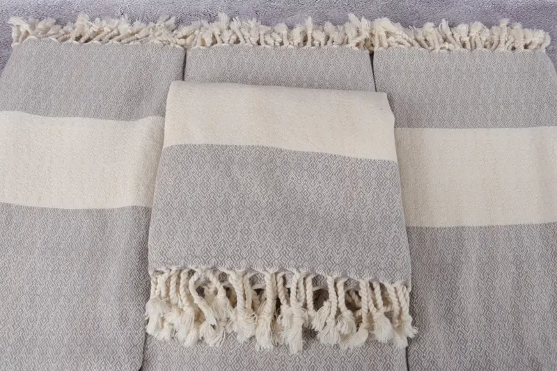 Handmade Turkish Towel, 68x36 Cotton Diamond Towel, Bachelorette Party Favors, Bachelor Gift, Organic Towel, Turkish hand towel, Quick-dry towel - 4