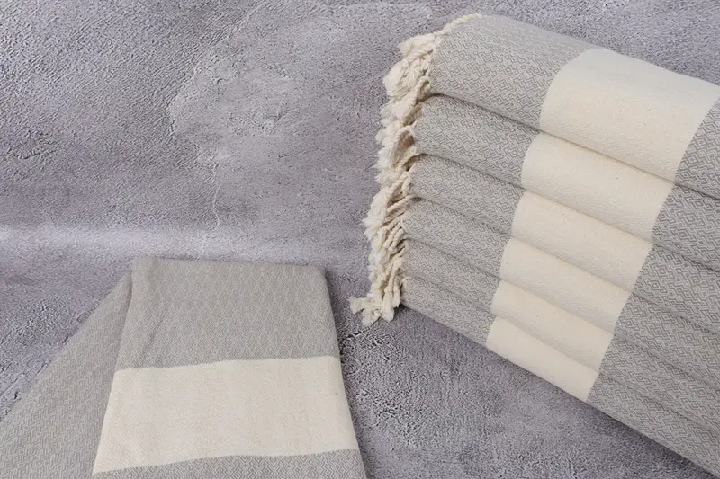 Handmade Turkish Towel, 68x36 Cotton Diamond Towel, Bachelorette Party Favors, Bachelor Gift, Organic Towel, Turkish hand towel, Quick-dry towel - 2