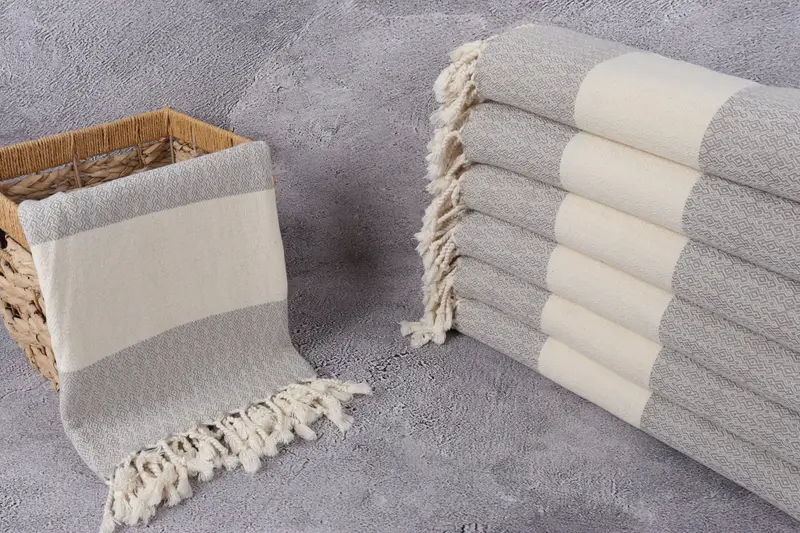Handmade Turkish Towel, 68x36 Cotton Diamond Towel, Bachelorette Party Favors, Bachelor Gift, Organic Towel, Turkish hand towel, Quick-dry towel - 3
