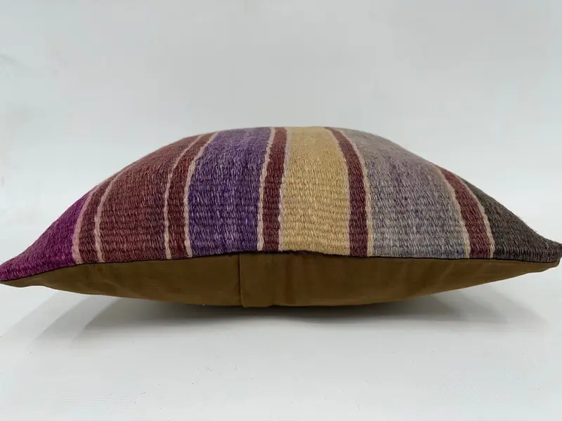 Pillow Case, Tapestry Pillow Cover, 16x16 Blue Pillow Case, Pillow for Couch, Kilim Pillow, Turkish Corner Pillow Case, Turkish Kilim Pillow - 5
