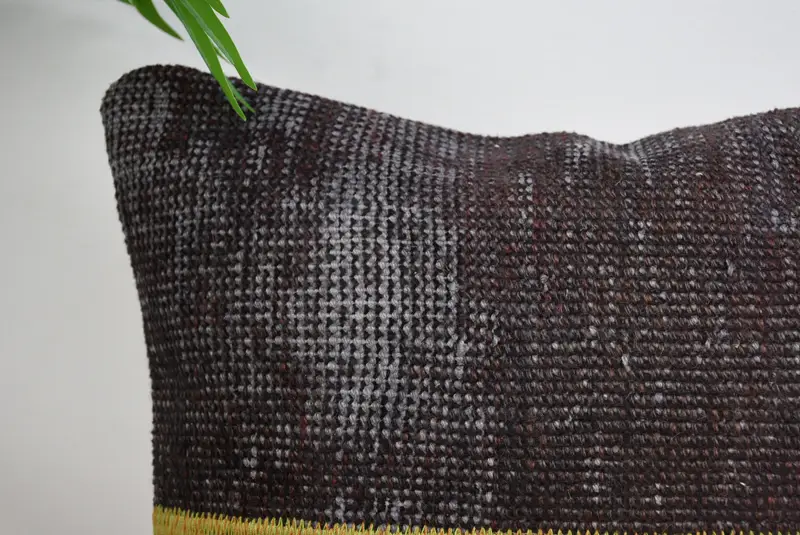 Boho Pillow, Tribal Cushion Cover, Couch Cushion Case, Vintage Kilim Pillow, Pillow Cover, 14x14 Blue Pillow Cover, Pillow for Sofa - 2
