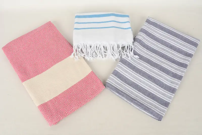 Turkish Towel USA, Bridal Shower Favors, Yoga Towel, Valentines Day Gift For Him, Bachelorette Party Gifts Bridesmaids, 70x40 Cotton Set of 10 Towel - 7