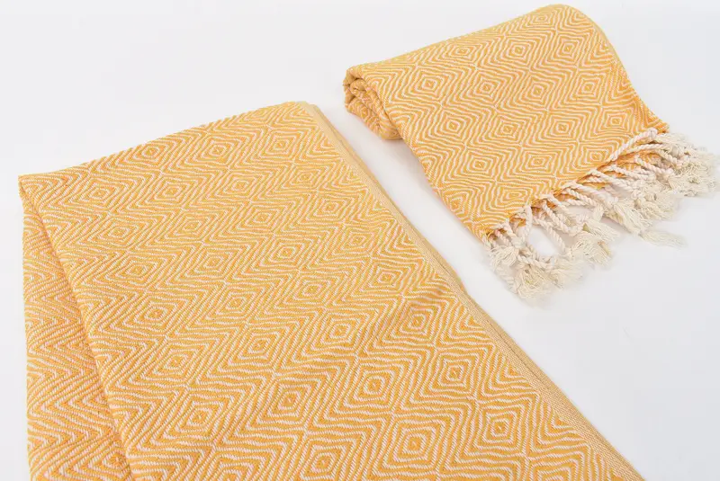 Custom Name Towel, Customized Towels, 36x18 Cotton Zigzag Diamond Towel, Monogrammed Hand Towel, Personalized Kitchen Towel, Custom Hand Towel - 7