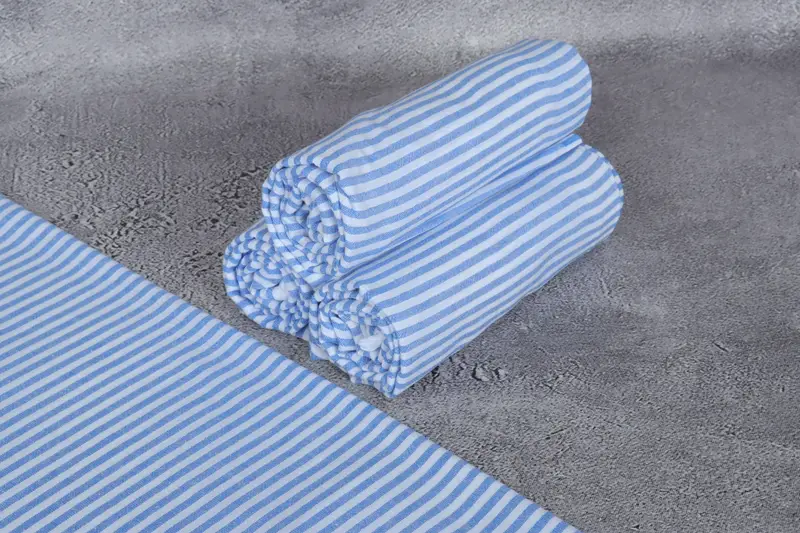 Gift For Him, Beach Towel Gift, 68x36 Cotton Striped Towel, Personalised Gift, Turkish beach towel with fringe, Bachelorette Party Gift, Yoga Towel - 8