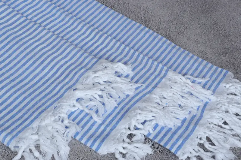 Gift For Him, Beach Towel Gift, 68x36 Cotton Striped Towel, Personalised Gift, Turkish beach towel with fringe, Bachelorette Party Gift, Yoga Towel - 5