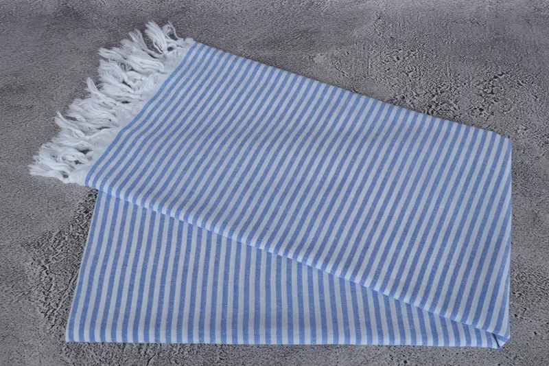 Gift For Him, Beach Towel Gift, 68x36 Cotton Striped Towel, Personalised Gift, Turkish beach towel with fringe, Bachelorette Party Gift, Yoga Towel - 6