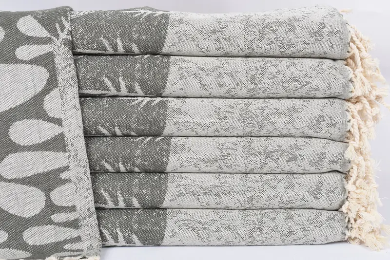 36x18 Cotton Turtle Design Towel, Guest Towel, Gift Boxes Tea Towels, Monogram Hand Towel, Bathroom Towels, Best Wedding Gift, Wedding Favors - 2