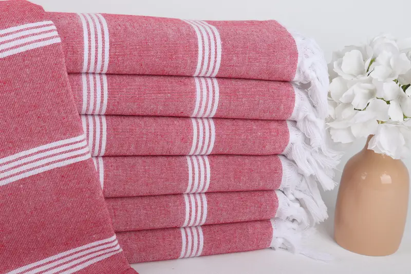 Best Friend Gift Ideas, 70x30 Cotton Striped Towel, Gift For Wedding Day, Bridesmaid Towel, Custom Wedding Gift, Sand-free towel, Turkish towel - 1