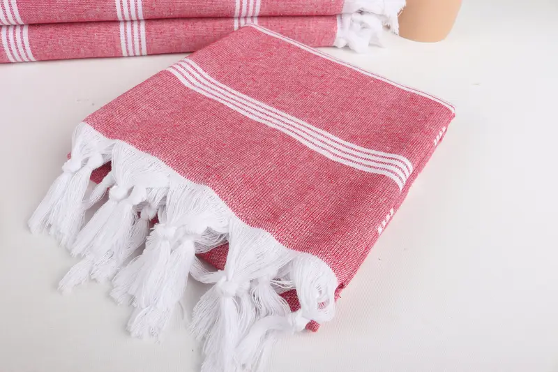 Best Friend Gift Ideas, 70x30 Cotton Striped Towel, Gift For Wedding Day, Bridesmaid Towel, Custom Wedding Gift, Sand-free towel, Turkish towel - 5