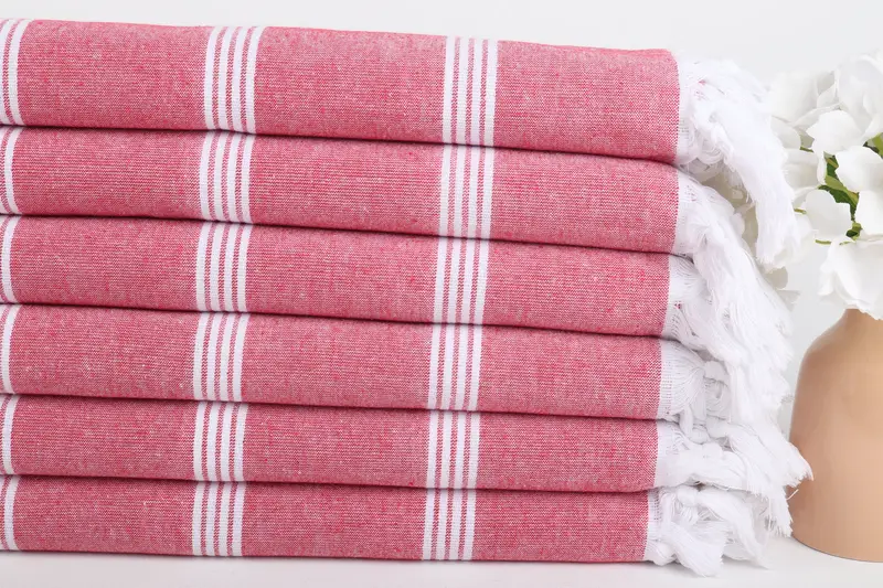 Best Friend Gift Ideas, 70x30 Cotton Striped Towel, Gift For Wedding Day, Bridesmaid Towel, Custom Wedding Gift, Sand-free towel, Turkish towel - 3