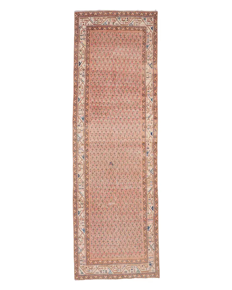 3,2x10,1 ft Pembe, Mavi Kamuflaj Halı