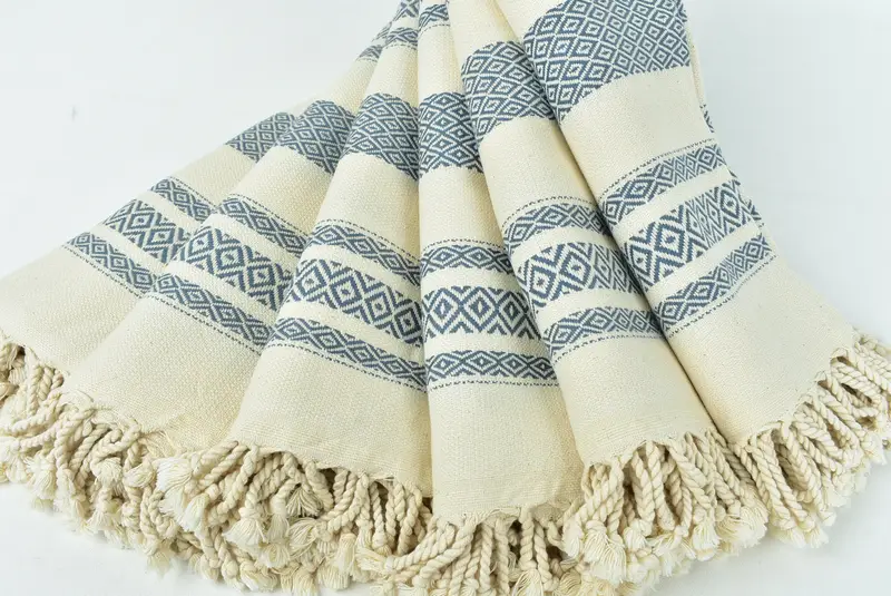 Engagement Gift, Wedding Gifts Towel, 70x36 Cotton Diamond Towel, Turkish towel, Fringed Turkish peshtemal beach towel USA, Cotton towel - 4