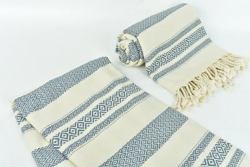 Engagement Gift, Wedding Gifts Towel, 70x36 Cotton Diamond Towel, Turkish towel, Fringed Turkish peshtemal beach towel USA, Cotton towel - 7