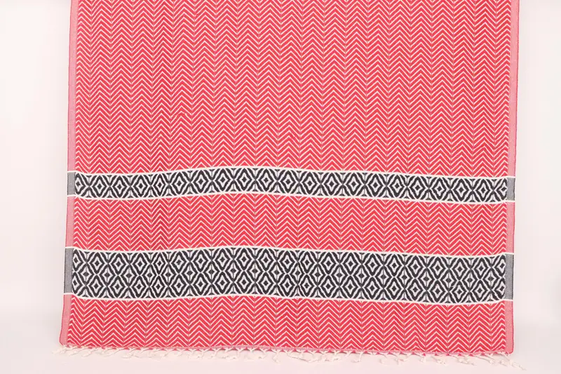70x40 Cotton Chevron Towel, Personalized Towel Gift, Turkish beach towel, Bridesmaid Gifts Personalized, Handmade Gift, Pool Towels, Organic towel - 8