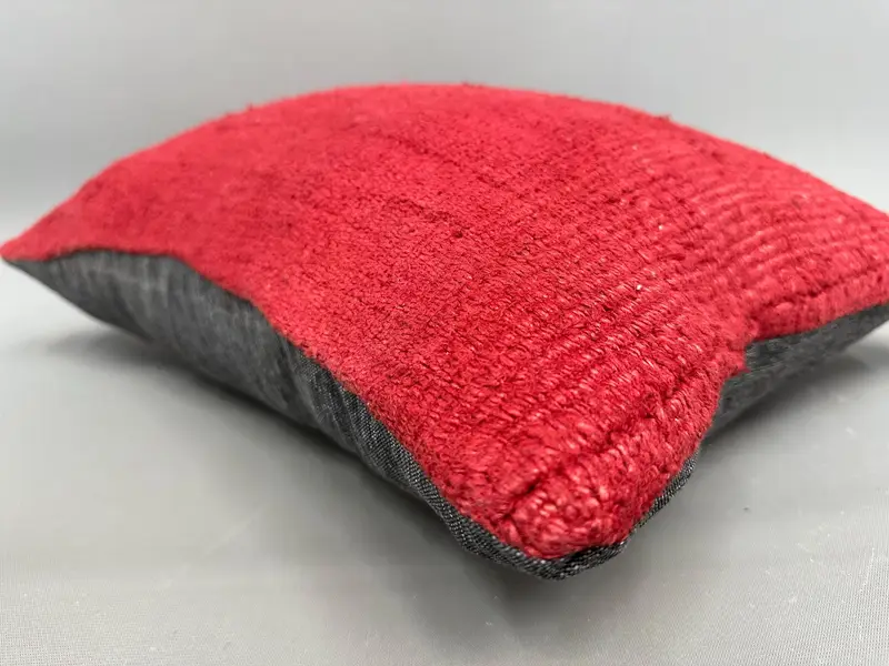 12x20 Red Cushion Case, Pet Pillow Sham, Vintage Throw Pillow, Turkish Kilim Pillow, Kilim Pillow, Kilim Pillow Cover, Pillow Case - 6