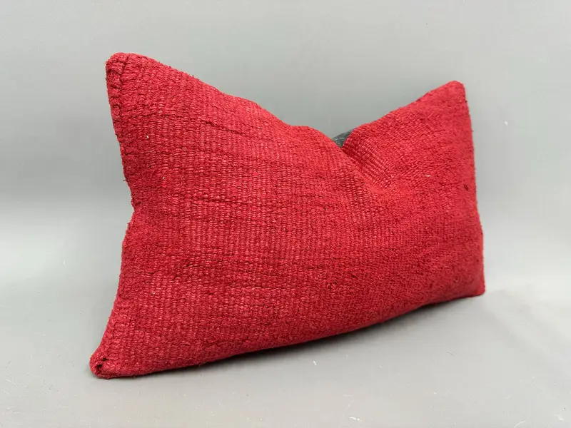 12x20 Red Cushion Case, Pet Pillow Sham, Vintage Throw Pillow, Turkish Kilim Pillow, Kilim Pillow, Kilim Pillow Cover, Pillow Case - 2