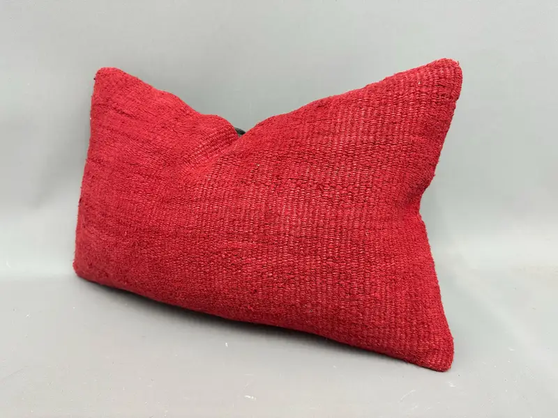 12x20 Red Cushion Case, Pet Pillow Sham, Vintage Throw Pillow, Turkish Kilim Pillow, Kilim Pillow, Kilim Pillow Cover, Pillow Case - 3
