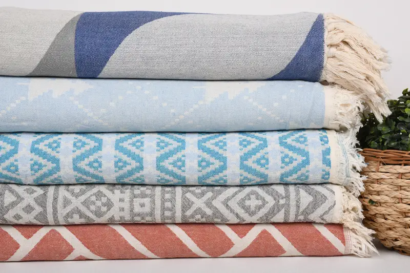 80x60 Cotton Set of 5 Towel, Throw Blanket, Halloween Blanket, Bridesmaid Gifts, Decorative Blanket, Bachelorette Large Towel, Bohemian Bedspread - 3