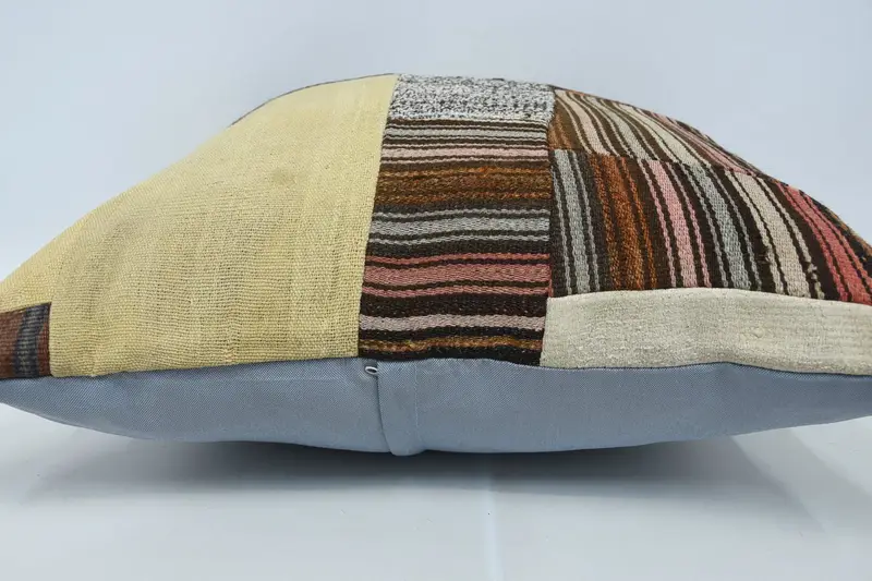 Pillow for Sofa, Pillow, Boho Throw Pillow Cover, Boho Pillow, Authentic Cushion Case, Antique Pillows, 28x28 Brown Pillow Cover, Pet Pillow Sham - 5
