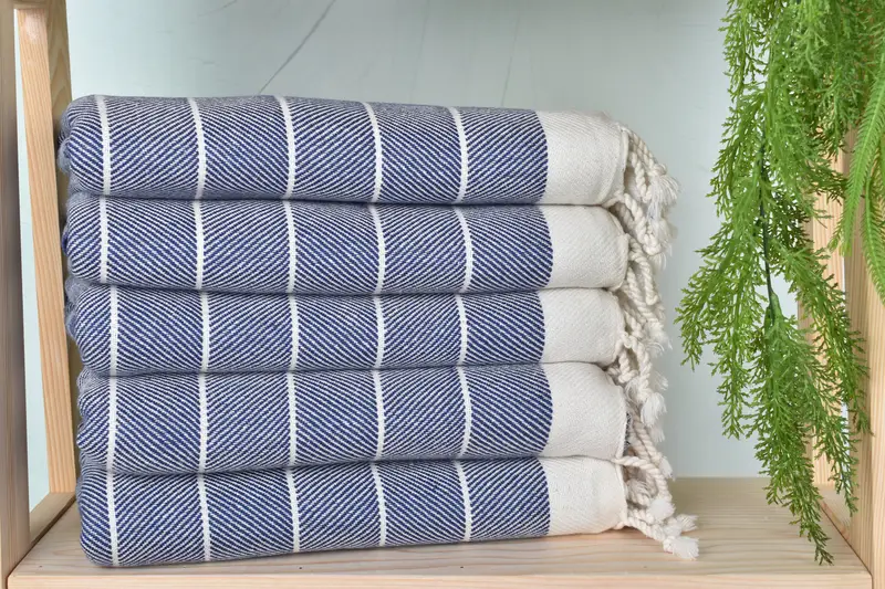 Grandma Gift, Embroidered Beach Towel, Absorbent towel, Soft towel, Sand-free towel, 70x40 Cotton Herringbone Towel, Bachelorette Favors Beach - 2