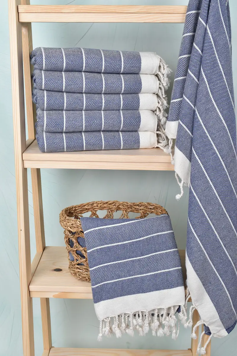 Grandma Gift, Embroidered Beach Towel, Absorbent towel, Soft towel, Sand-free towel, 70x40 Cotton Herringbone Towel, Bachelorette Favors Beach - 3