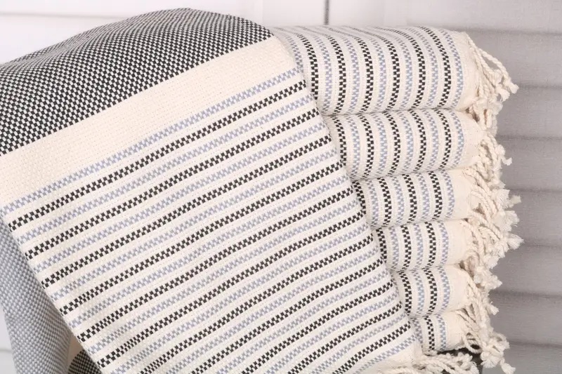 70x40 Cotton Geometric Towel, Fouta towel, Turkish Beach Towel Bulk, Turkish Towel Monogram, Absorbent towel, Gifts For Him, Bridal Party Gifts - 1