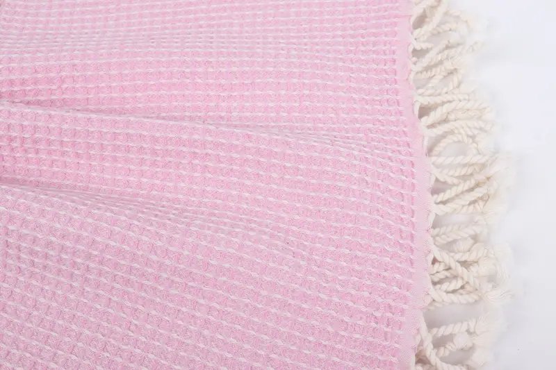 Bachelorette Beach Towel, Handmade Gift, Bridesmaid Gift, Spa Gift Towel, 68x36 Cotton Waffle Towel, Spa Towel, Quick-Dry Beach Towel, Hammam towel - 8
