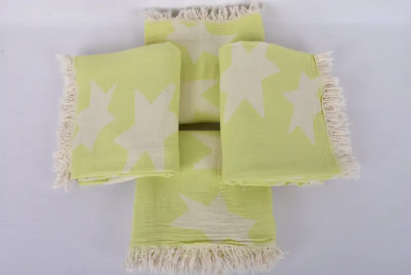 Bridesmaid Favors, Embroidered Turkish Towel, 68x36 Cotton Star Design Towel, Absorbent towel, Monogrammed Beach Towel, Turkish Towel USA - 6