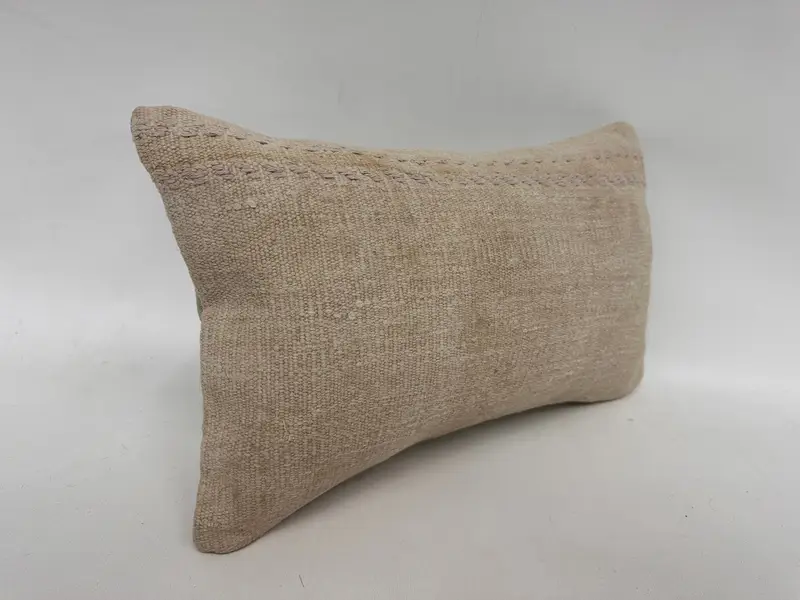Ikat Pillow Cover, Turkish Kilim Pillow, Square Throw Cushion Cover, Gift Pillow, 12x20 White Pillow Case, Pillow Case, Home Decor Pillow - 3