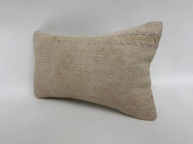 Ikat Pillow Cover, Turkish Kilim Pillow, Square Throw Cushion Cover, Gift Pillow, 12x20 White Pillow Case, Pillow Case, Home Decor Pillow - 4