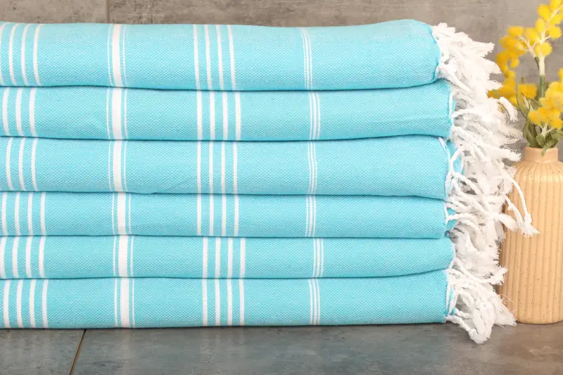 Bridesmaid Gifts, Bachelorette Large Towel, Custom Wedding Gifts, 88x60 Cotton Striped Towel, Personalized Blanket, Best Friend Gift Ideas - 1