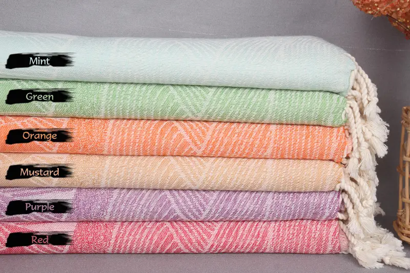 36x18 Cotton Striped Design Towel, Turkish Tea Towel, Personalized Gift, Best Friend Wedding Gift, Xmas Gifts, Wedding Gifts Towel, Wedding Favors - 1
