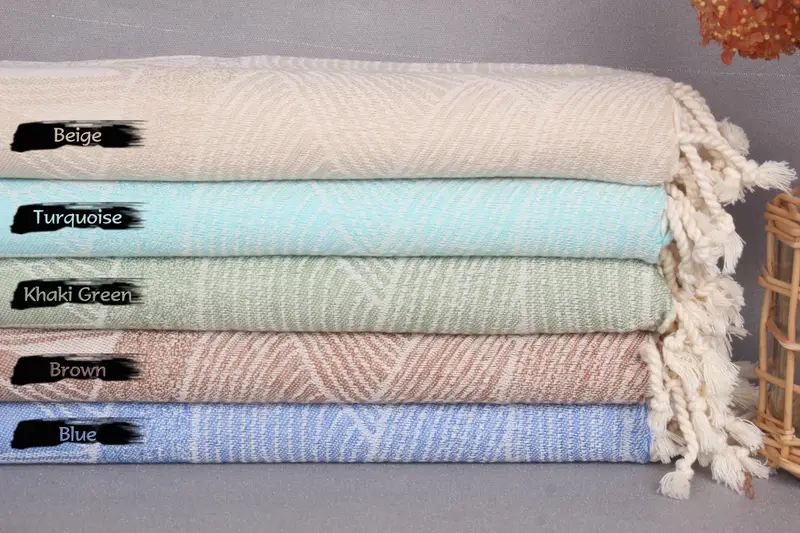 36x18 Cotton Striped Design Towel, Turkish Tea Towel, Personalized Gift, Best Friend Wedding Gift, Xmas Gifts, Wedding Gifts Towel, Wedding Favors - 2