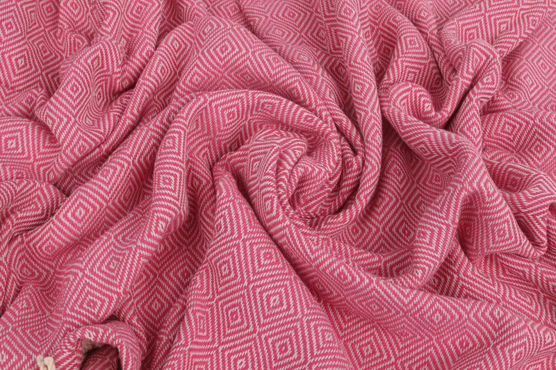 Turkish beach towel, Beach Size Towel, Bridesmaid Gift, Yoga Towel, Bridal Shower Gifts, 64x64 Cotton Round Diamond Towel, Bachelorette Party Gifts - 5