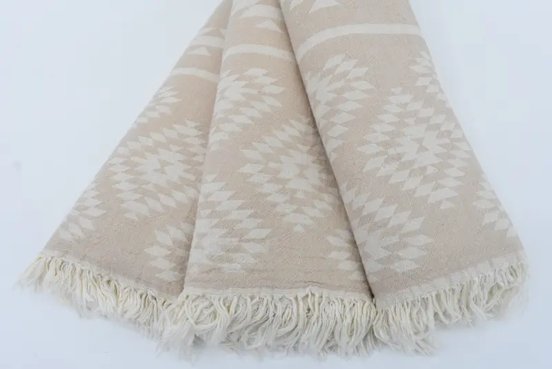 Toalla de baño, toalla sin arena, toalla de kilim de algodón 70x36, toalla de playa turca personalizada, regalo de boda personalizado para pareja, toalla de playa personalizada - 3