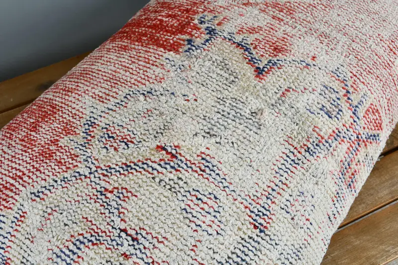Throw Kilim Pillow, Office Chair Pillow Sham, Cushion, Pillow for Couch, 16x24 Blue Pillow Case, Vintage Kilim Pillow, Ethnic Throw Cushion Case - 4