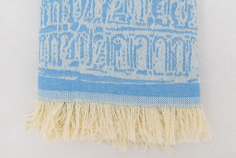 Bathroom Towels, Personalized Gift For Her, Custom Hand Towel, 28x20 Cotton Italian Symbols Design Towel, Monogrammed Hand Towel, Organic Towel - 7