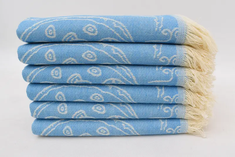 Bathroom Towels, Personalized Gift For Her, Custom Hand Towel, 28x20 Cotton Italian Symbols Design Towel, Monogrammed Hand Towel, Organic Towel - 3