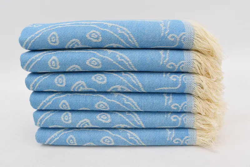 Bathroom Towels, Personalized Gift For Her, Custom Hand Towel, 28x20 Cotton Italian Symbols Design Towel, Monogrammed Hand Towel, Organic Towel - 4