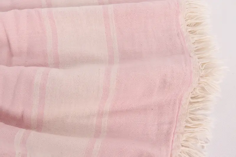 Bachelorette Party Favors, Gift For Best Friend, Turkish Blanket, Turkish Blanket Queen, 70x60 Cotton Striped Towel, Monogram Blanket - 8