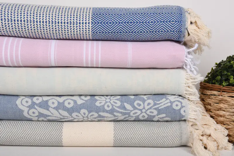 Bridal Shower Gift, Monogram Beach Blanket, Monogram Blanket, Welcome Wedding Gift, Bachelorette Party Favors, 80x60 Cotton Set of 5 Towel - 3