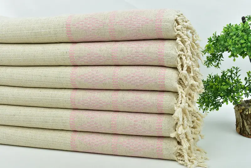 Küçük Banyo Havlu, 40x20 Keten Kilim Tasarım Havlusu, Monogram El Havlusu, Spa Havlu, Kişiselleştirilmiş Bulaşık Havlusu, En İyi Arkadaş İçin Hediye, Konuk Havlusu - 3