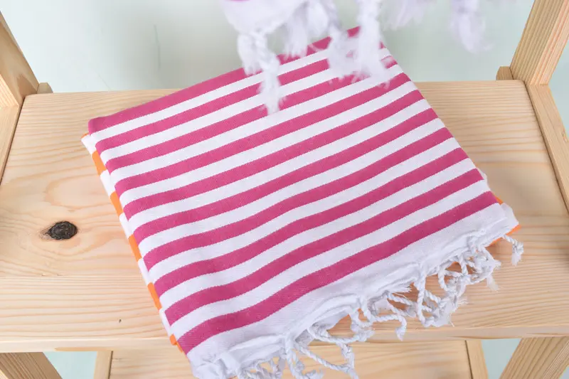 Turkish hand towel, Bachelor Towel, Personalized Bridesmaid Gift, Home Decor Towel, Yoga Towel, Travel towel, Spa Towel, 68x36 Cotton Striped Towel - 5