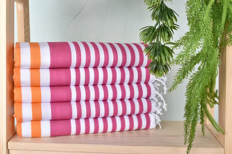 Turkish hand towel, Bachelor Towel, Personalized Bridesmaid Gift, Home Decor Towel, Yoga Towel, Travel towel, Spa Towel, 68x36 Cotton Striped Towel - 2