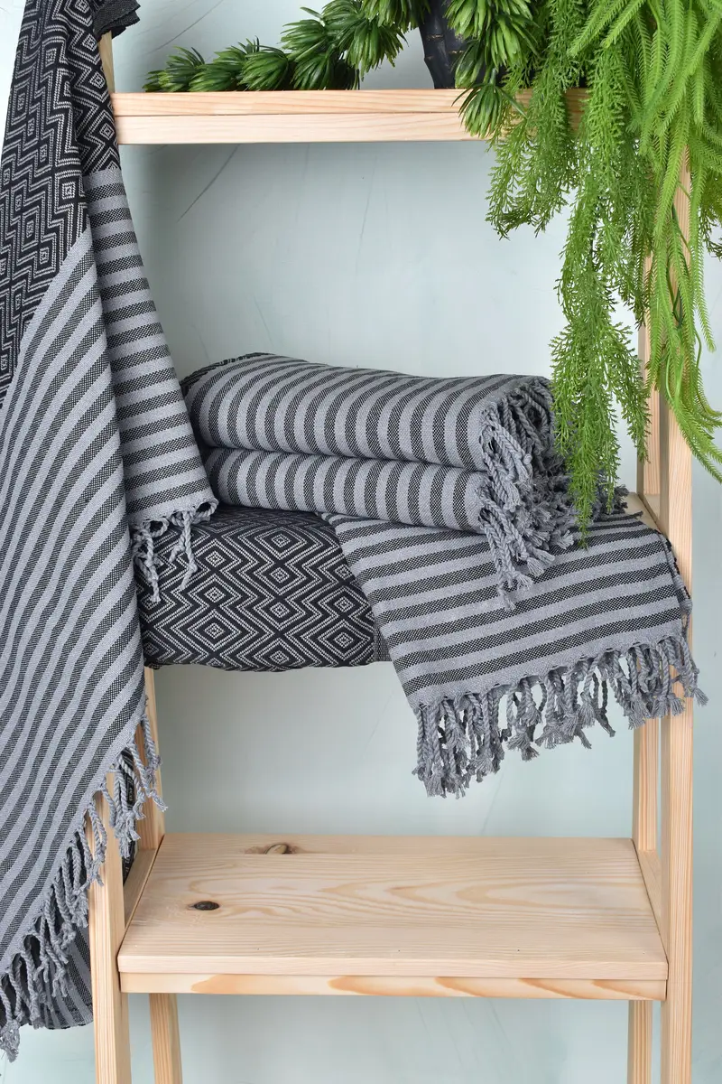 Best Friend Wedding Gift, Hammam towel, Absorbent Turkish towel, Scarf Towel, Luxury towel, Spa Towel, Personalised Gift, 70x40 Cotton Diamond Towel - 6