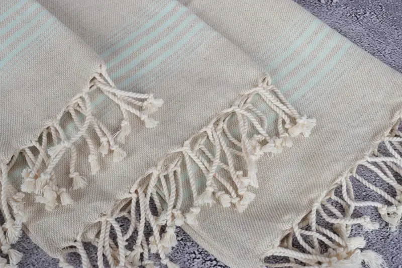 Halloween Bachelorette Party Favors, Family Gift, Wedding Gift, Monogram Kitchen Towel, 36x18 Linen Striped Towel, Personalized Hand Towel - 5
