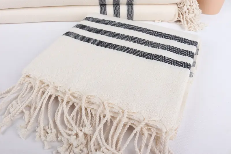 70x40 Cotton Striped Towel, Turkish hand towel, Florida Bachelorette Party Favors, Cotton towel, Bridesmaid Proposal Gift, Turkish Towel Beach - 5